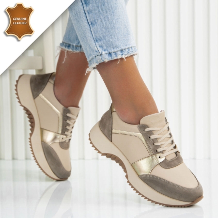 Обувки Daris Beige