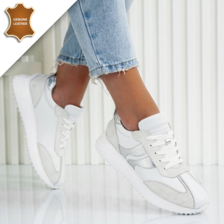 Обувки Morandi White