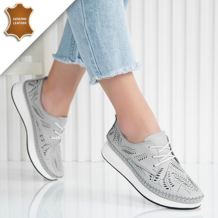 Обувки Flora Grey