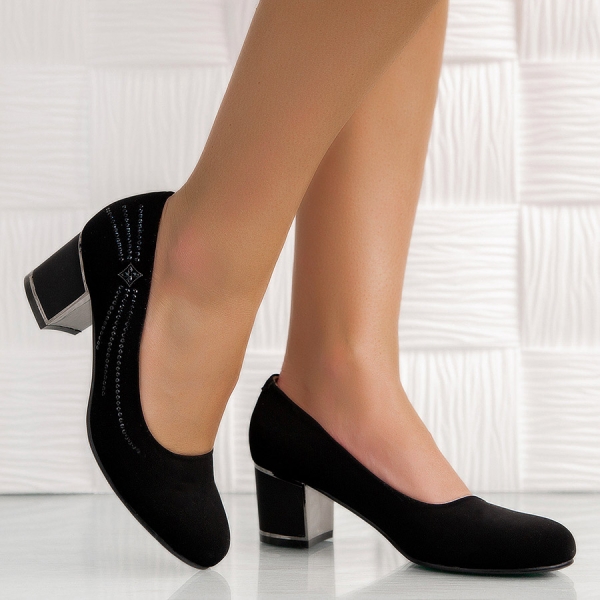 Обувки Verea Black