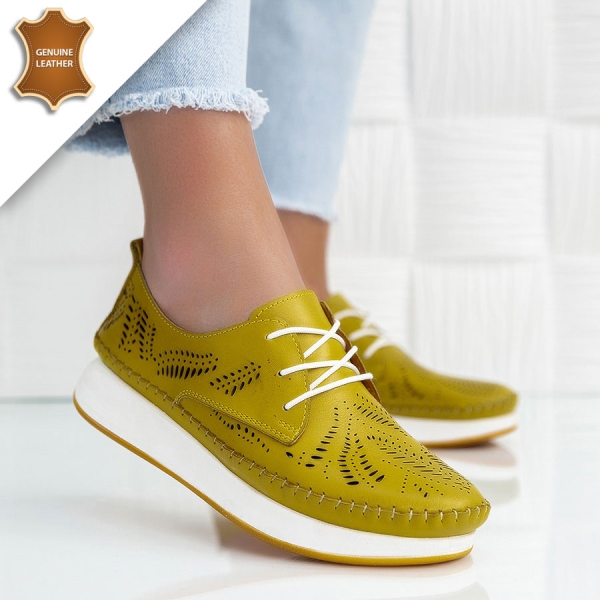 Обувки Flora Yellow
