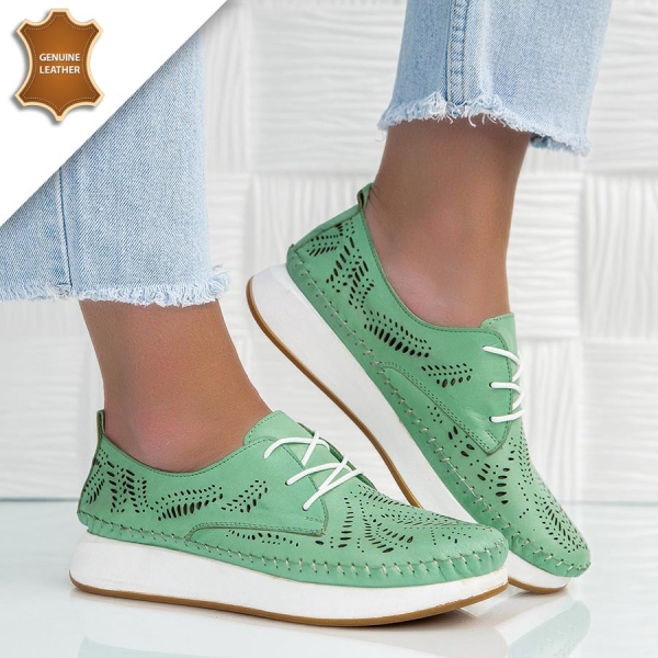 Обувки Flora Green