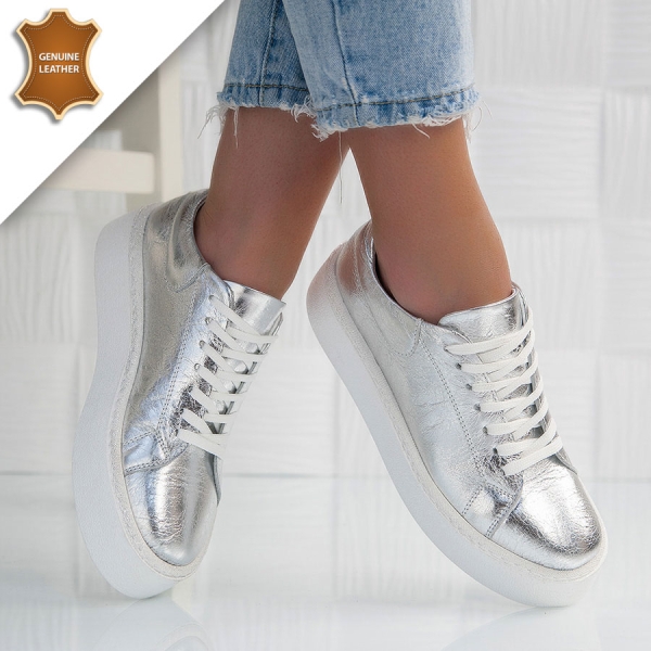 Обувки Bianka Silver