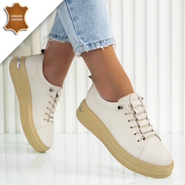 Обувки Zara Beige