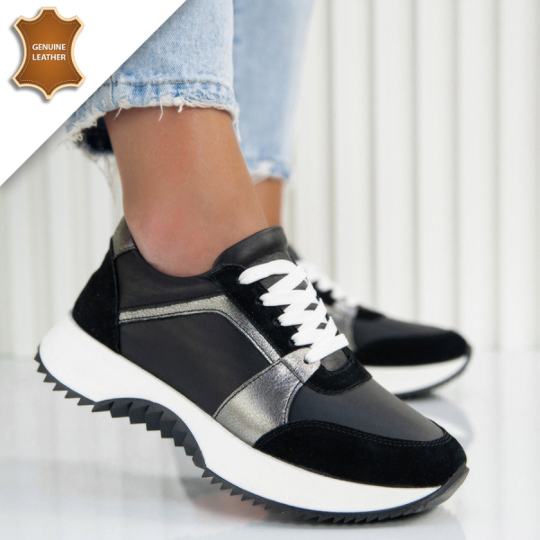 Обувки Daris Black