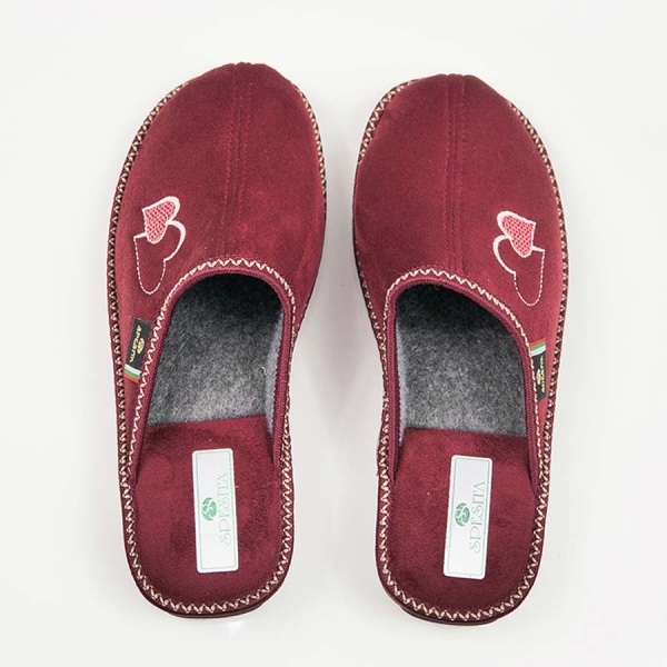 Пантофи Harmoni Wine red