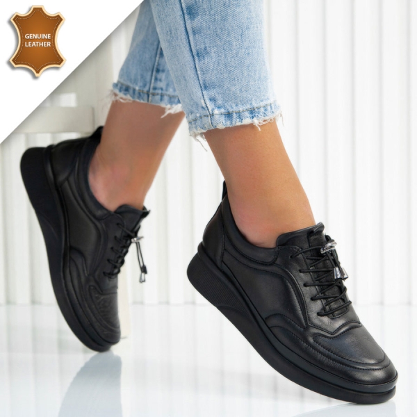 Обувки Manora Black