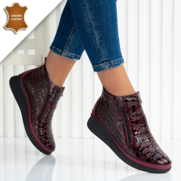 Боти Bella Wine red