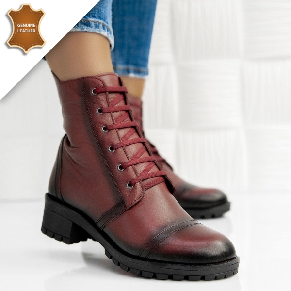 Боти Anastasia Wine red