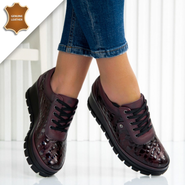 Обувки Samira Wine red