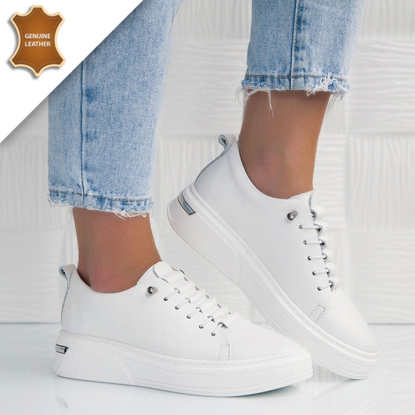 Обувки Zara White