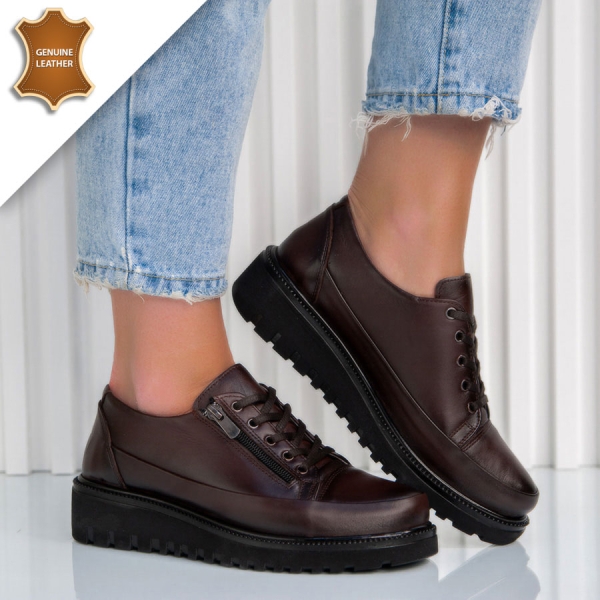 Обувки Vayana Brown