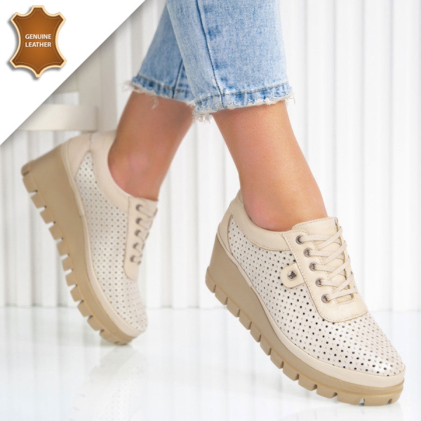 Обувки Kristal Beige