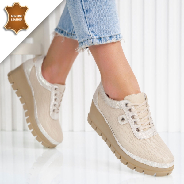 Обувки Dolores Beige