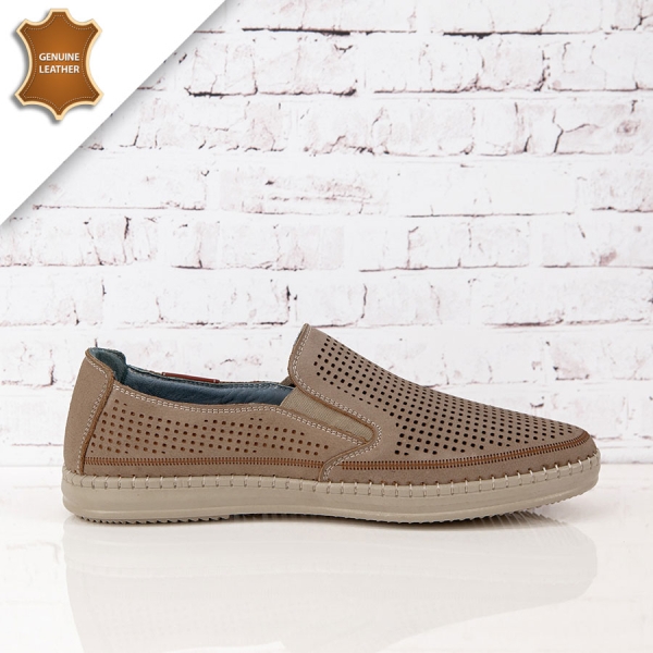 Обувки Leonardo Khaki