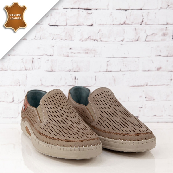 Обувки Leonardo Khaki