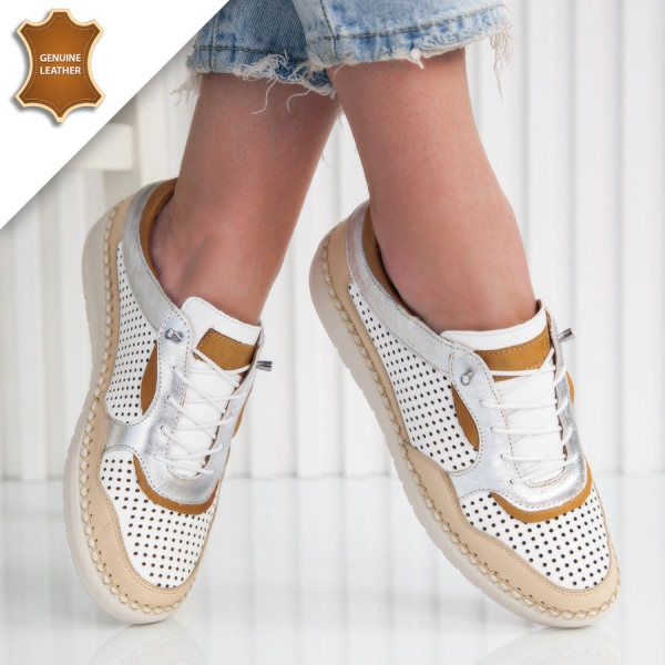 Обувки Modena White