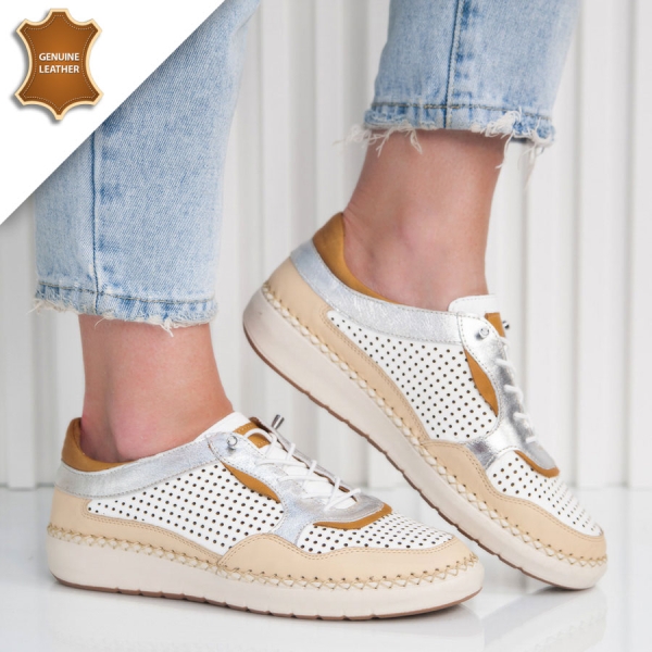 Обувки Modena White