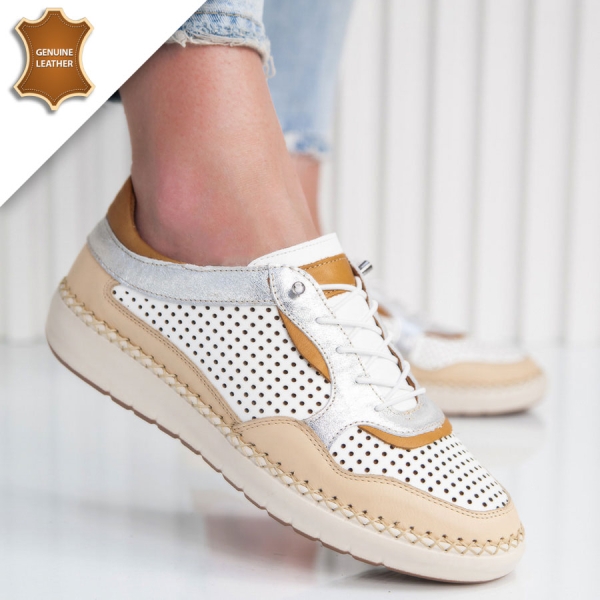 Обувки Modena White