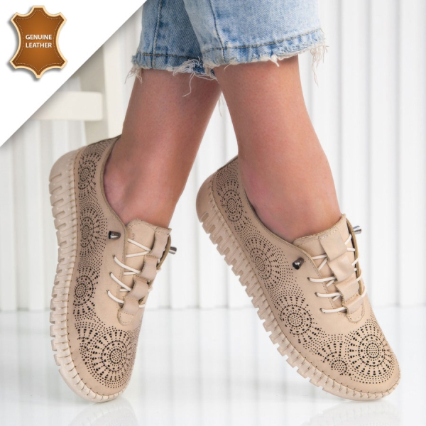 Обувки Trento Beige