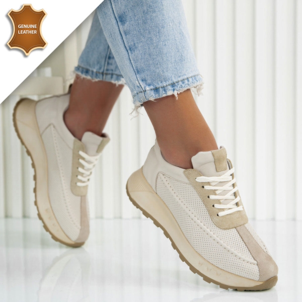 Обувки Marina Beige