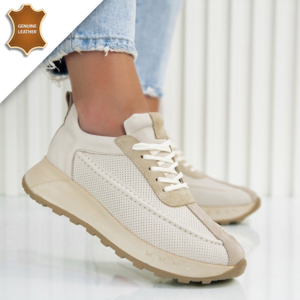 Обувки Marina Beige