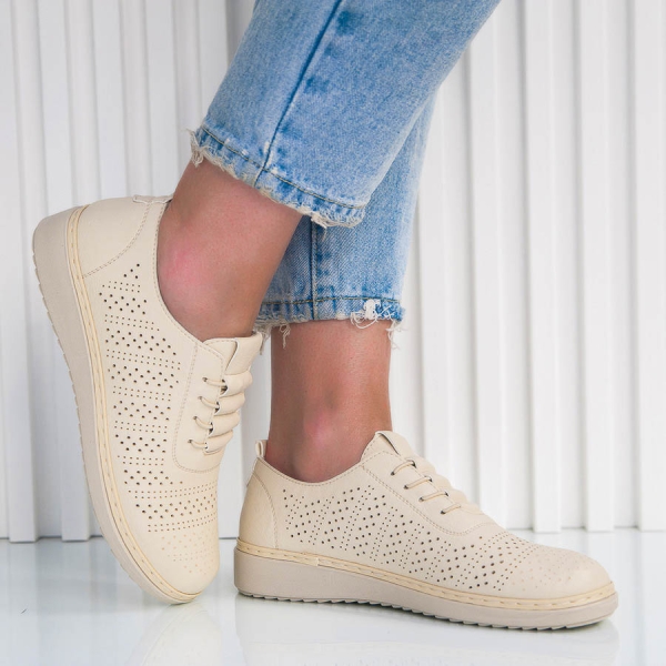 Обувки Vilma Beige