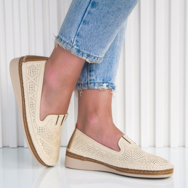 Обувки Celeste Beige