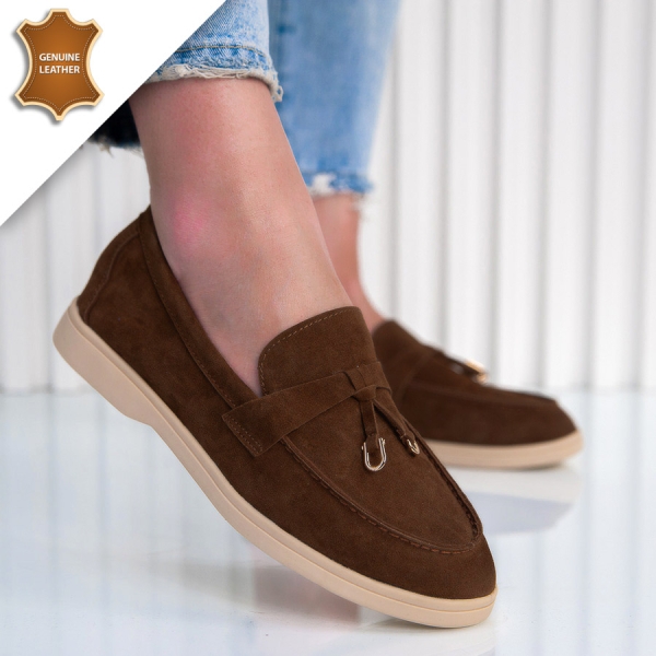 Обувки Francesca Camel