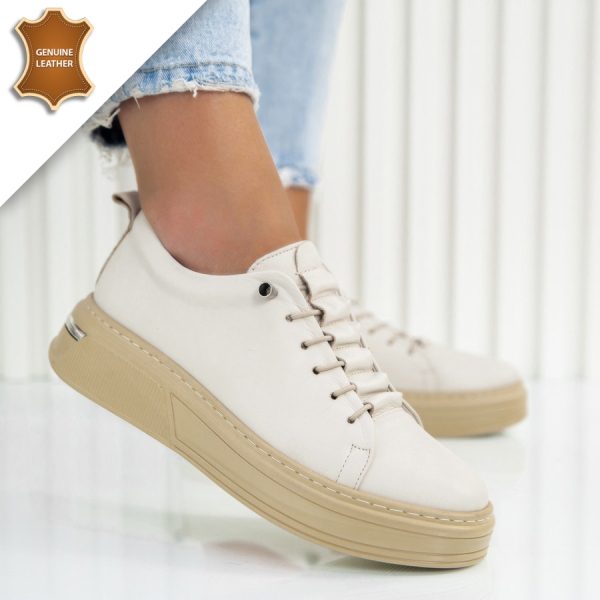 Обувки Zara Beige