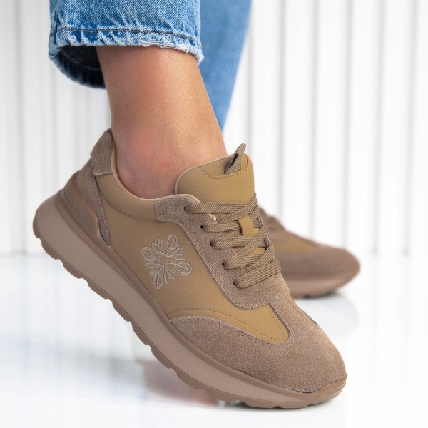 Обувки Ornella Khaki