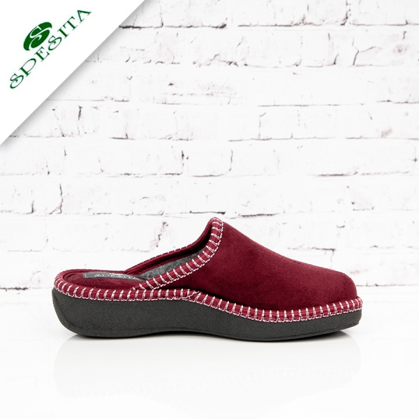Пантофи Fanny Wine Red