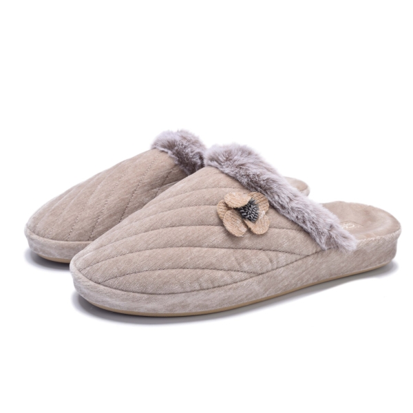Пантофи Avelina Beige