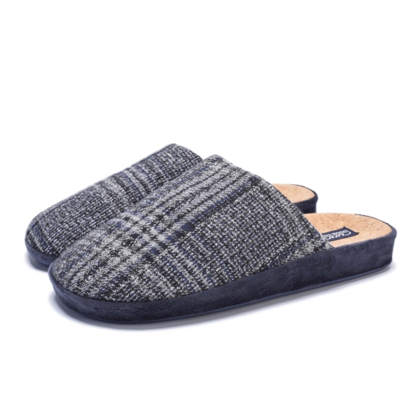 Пантофи Salvatore Blue/Check