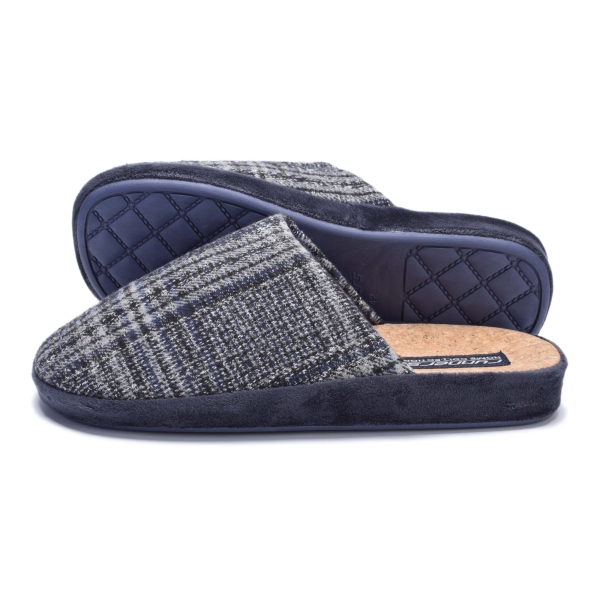 Пантофи Salvatore Blue/Check