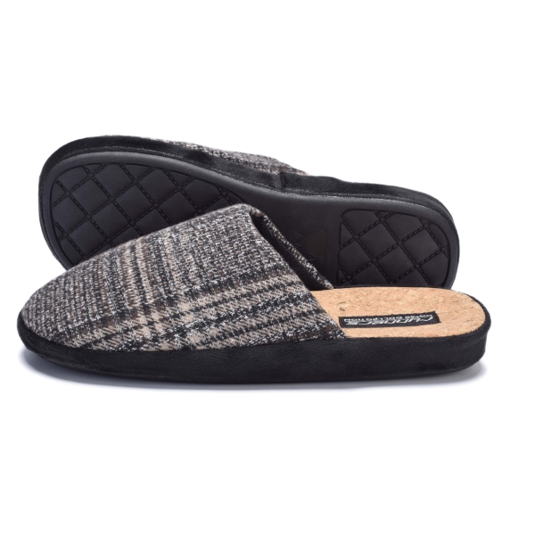 Пантофи Salvatore Black/Check