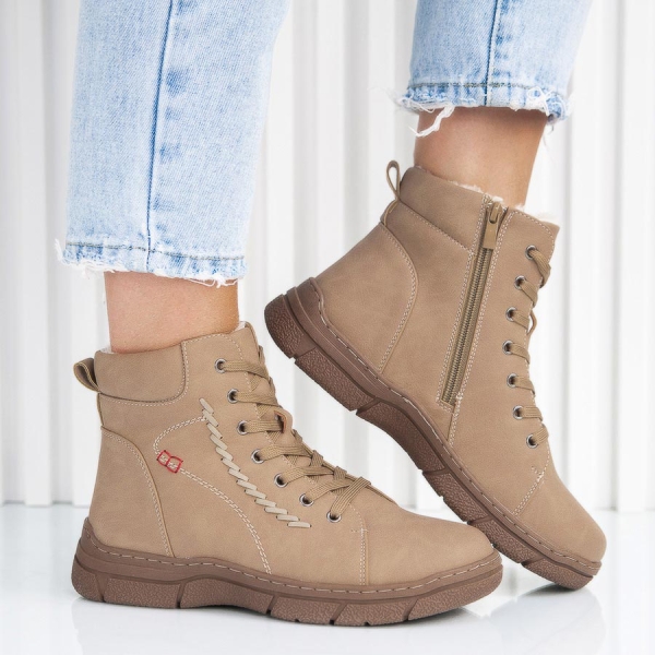 Боти Sara Beige