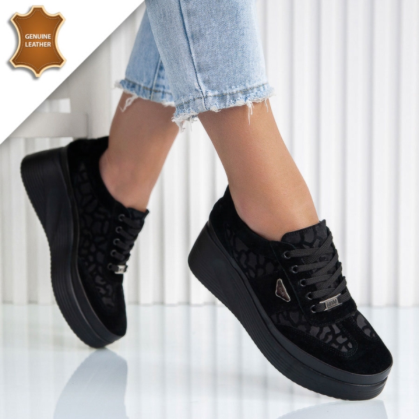 Обувки Naira Black