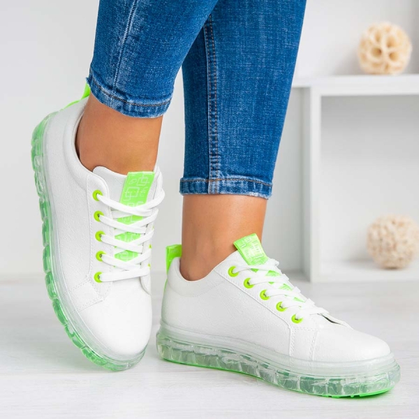 Кецове Deisy White/Neon Green