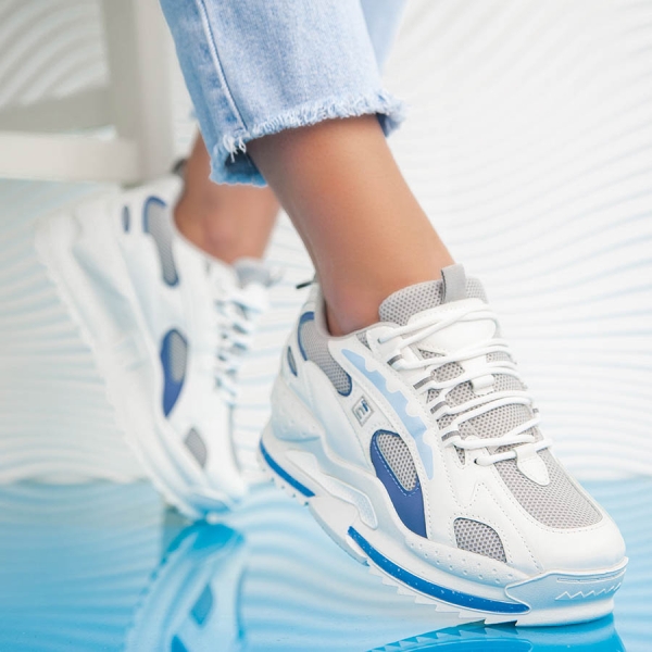 Маратонки Yasmin White/Blue