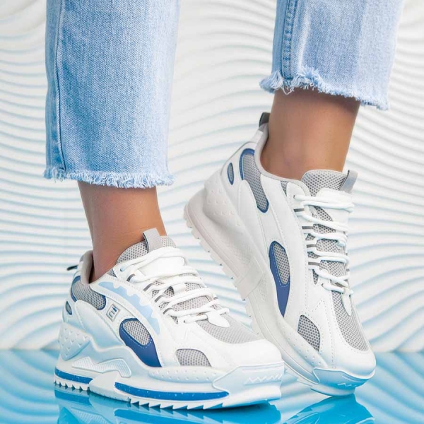 Маратонки Yasmin White/Blue