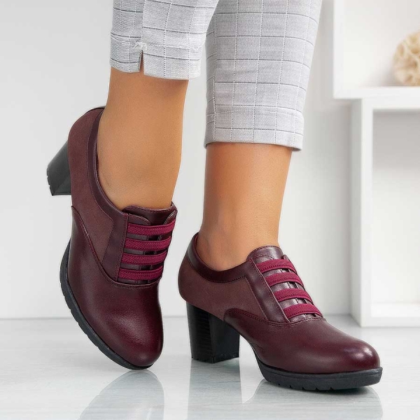 Обувки Rebecca Wine red