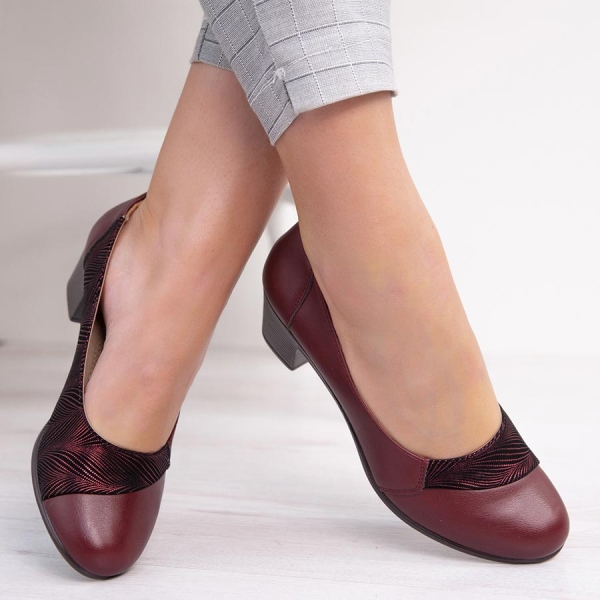 Обувки Ilina Wine red