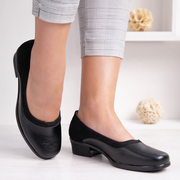 Обувки Selda Black