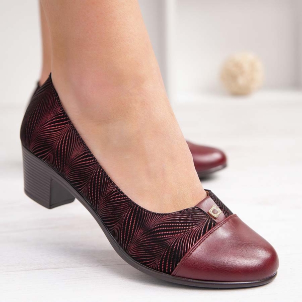 Обувки Amavia Wine red