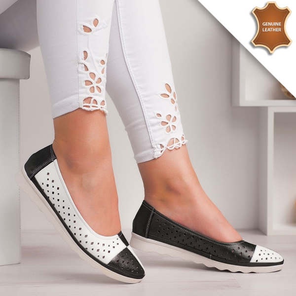 Обувки Fera White/black