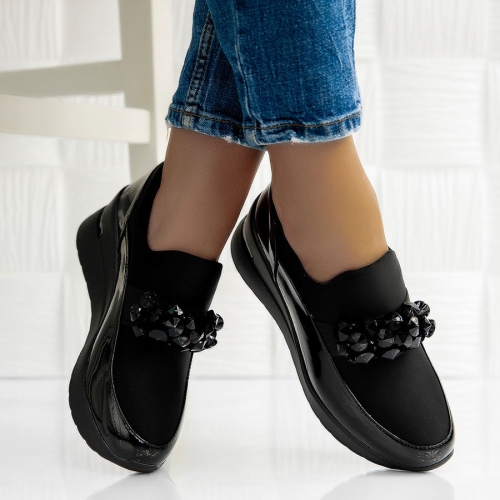 Обувки Lily Black