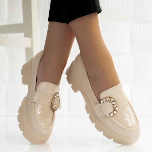 Обувки Lydia Beige