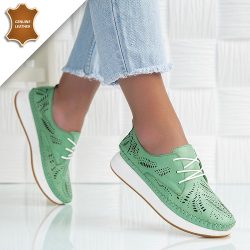Обувки Flora Green