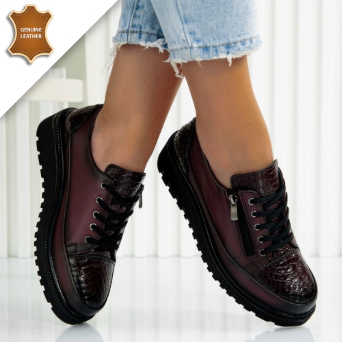 Обувки Liana Wine red